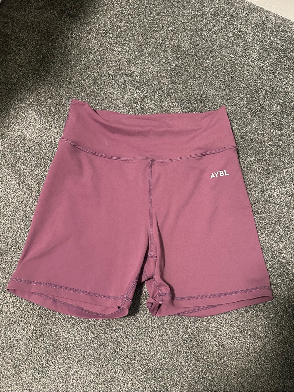 AYBL Mauve High-Waist Bike Shorts